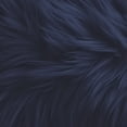 thumbnail image 1 of FabricLA Shaggy Faux Fur Square - 10" X 10" Inches Pre-Cut - Use Fake Fur Fabric for DIY, Craft Fur Decoration, Fashion Accessory, Gnome, Hobby - Dark Navy Blue Fur Fabric, 1 of 9