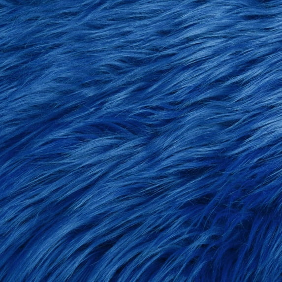 FabricLA Shaggy Faux Fur Fabric - 20" X 20" Inches Pre Cut - Use Fake Fur Fabric for DIY Craft, Fashion Accessory, Home Decoration, Hobby