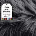 thumbnail image 1 of FabricLA Shaggy Faux Fur Fabric - 20"x20" Inches Pre Cut - Use Fake Fur Fabric for DIY Craft, Fashion Accessory, Home Decoration, Hobby, 1 of 9