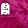 thumbnail image 1 of FabricLA Shaggy Faux Fur Fabric - 30" X 30" Inches Pre-Cut - Use Fake Fur Fabric for DIY, Craft Fur Decoration, Fashion Accessory, Hobby - Fuchsia Fur Fabric, 1 of 9