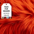 thumbnail image 1 of FabricLA Shaggy Faux Fur Fabric - 8" X 8" Inches Pre Cut - Use Fake Fur Fabric for DIY Craft, Fashion Accessory, Home Decoration, Hobby, 1 of 9