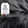 thumbnail image 1 of FabricLA Shaggy Faux Fur Fabric - 9" X 12" Inches Pre Cut - Use Fake Fur Fabric for DIY Craft, Fashion Accessory, Home Decoration, Hobby, 1 of 9