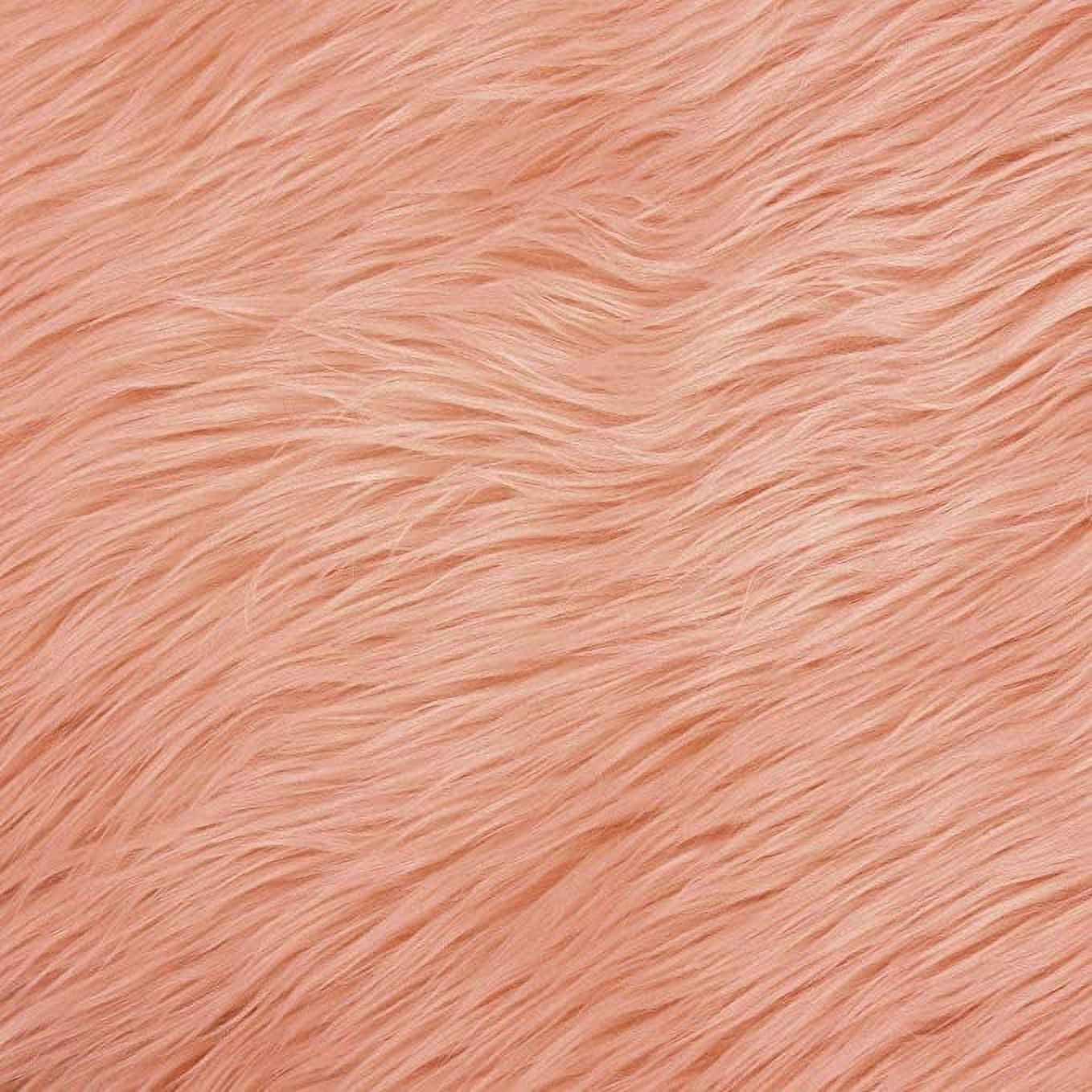 FabricLA Shaggy Faux Fur Fabric by The Yard - 144 x 60 Inches (365 cm x  150 cm) - Craft furry fabric for Sewing Apparel, Rugs, Pillows, Faux Fluffy  Fabric - Black, 4 Continuous Yards