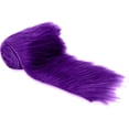 thumbnail image 1 of FabricLA Shaggy Faux Fur Fabric Trim 60 x 2 inch Ribbon - Purple, 1 of 8