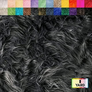 New Creations Fabric & Foam Inc, 60 Wide Shaggy Faux Fur Fabric By Th