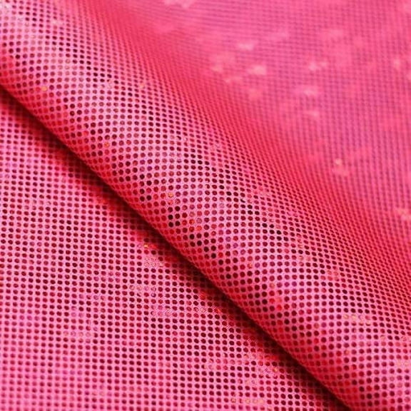 FabricLA Shattered Glass Nylon Spandex Fabric - 4 Way Stretch Fabric - Thick Spandex Fabric by The Yard - Hologram Pattern