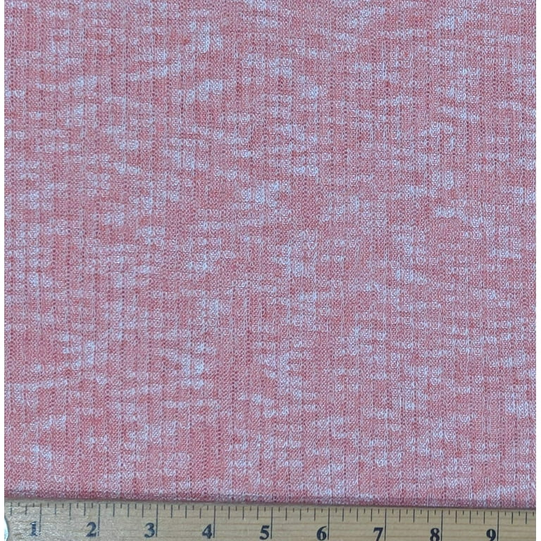 FabricLA Sweater Knit Slub by Knitted Hacci Fabric Poly