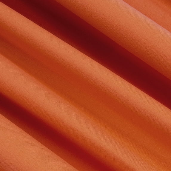 FabricLA Turkish Cotton Spandex Fabric - Jersey Knit Fabric by The Yard - 4 Way Stretch Fabric 12 OZ - Spandex, Soft, Material Fabric - Leggings, Active Wear, Tops, T-Shirts, Sewing - Orange (4Yard)