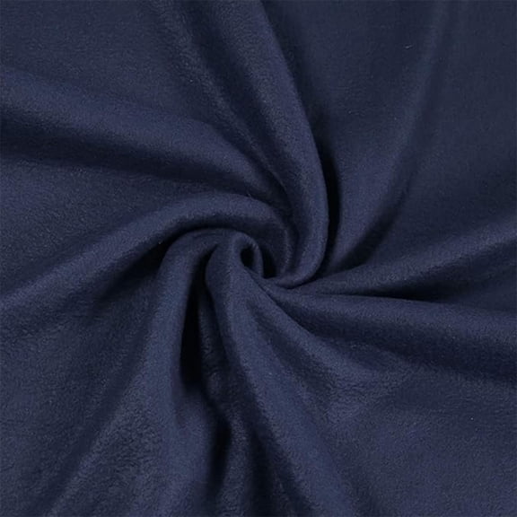 FabricLA Ultra-Soft Polar Fleece Fabric by The Yard |9" x 60" Wide | Lightweight, Warm & Cozy| Ideal for Throw Blankets, Pillow Covers,PJ Pants| Perfect for DIY Projects | Navy