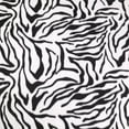 thumbnail image 1 of FabricLA Ultra-Soft Polar Fleece Fabric by The Yard |9" x 60" Wide | Lightweight, Warm & Cozy| Ideal for Throw Blankets, Pillow Covers,PJ Pants| Perfect for DIY Projects | Zebra - White Black, 1 of 7
