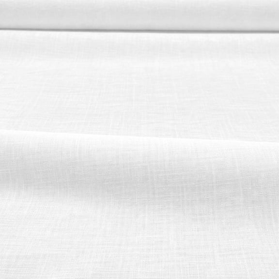 FabricLA White Cotton Lawn Fabric by The Yard | 60†inches Wide Lining Fabric | 1 Yard Cotton Fabric | 75 GSM Thin Lightweight 100% Cotton Fabric | Summer Dressing Gowns | Fabric by The Yard Cotton