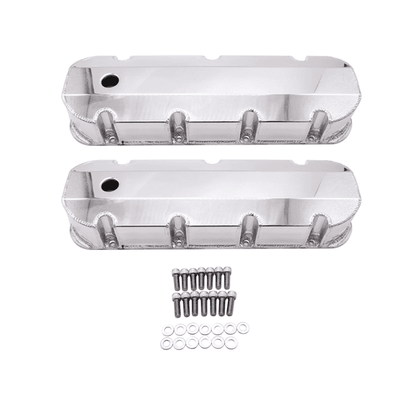 Fabricated Aluminum Tall Valve Covers Fits For Big Block Chevy BBC 396 427 454 502