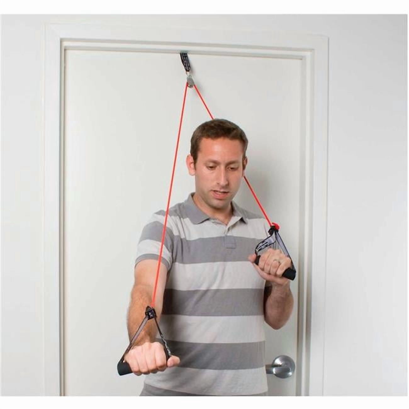 Fabrication B2188283 CanDo Shoulder Pulley Exerciser with Tubing & Handles - Red - Light
