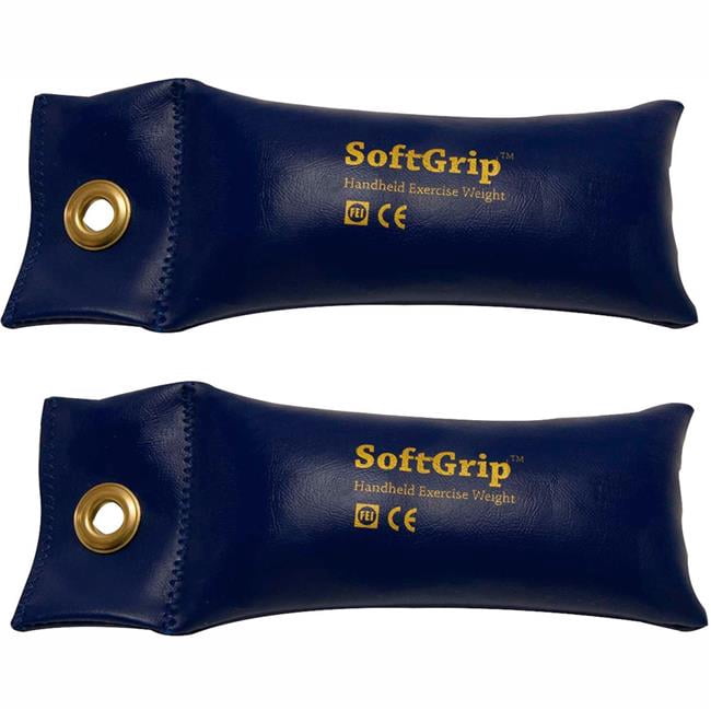 Fabrication B2192708 CanDo SoftGrip Hand Weight - Blue - Pack of 2 - 2.5 lbs