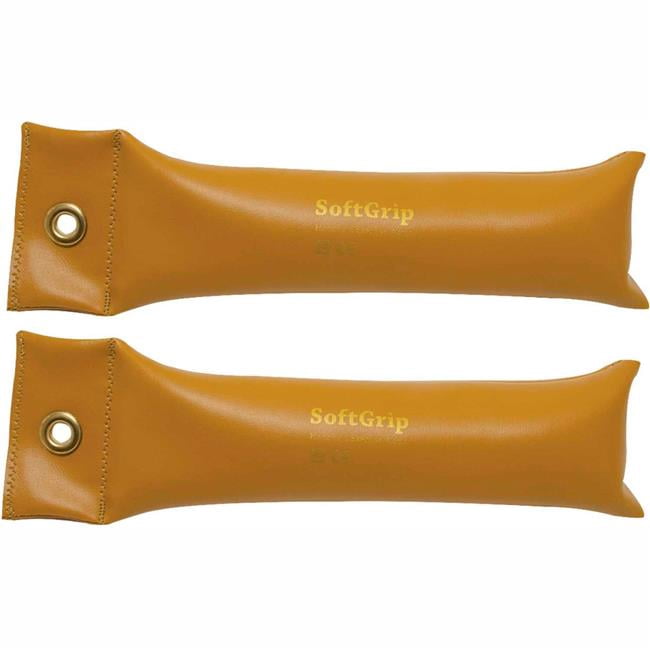 Fabrication B2192599 CanDo SoftGrip Hand Weight - Gold - Pack of 2 - 5 lbs