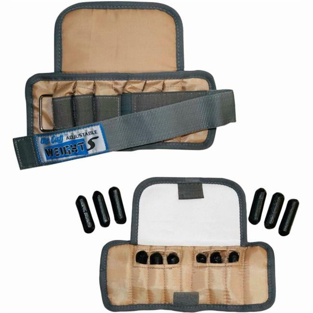 Fabrication B2192791 Cuff Adjustable Pediatric Wrist Weight - Tan - Pack of 2 - 2 lbs