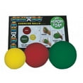 thumbnail image 1 of Fabrication Enterprises 10-0779-12 Cando Memory Foam Hand Ball Set, Yellow, Red & Green - 12 Each, 1 of 1