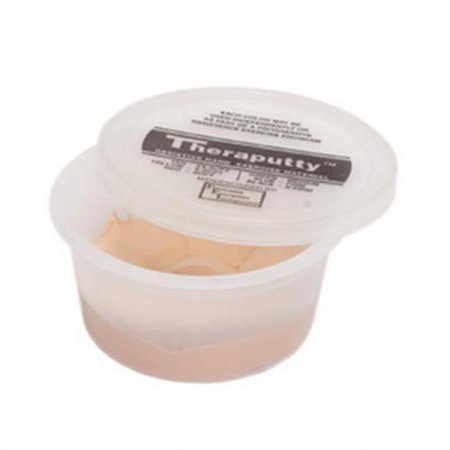Fabrication Enterprises 10-2600 Theraputty Plus protective Exercise Putty, Tan - 2 oz