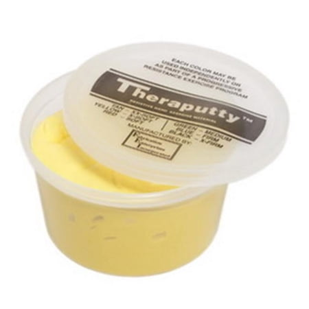 Fabrication Enterprises 10-2641 Theraputty Plus protective Exercise Putty, Yellow - 1 lbs