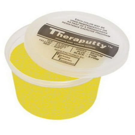 Fabrication Enterprises 10-2774 Theraputty Glitter Exercise Putty Yellow Sparkle X-Light - 1 lbs