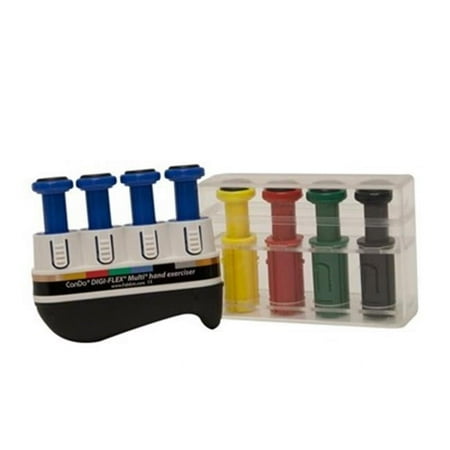 Fabrication Enterprises 10-3744S Digi-Flex Multi, Blue with 4 Additional Finger Buttons, Yellow, Red, Green & Black