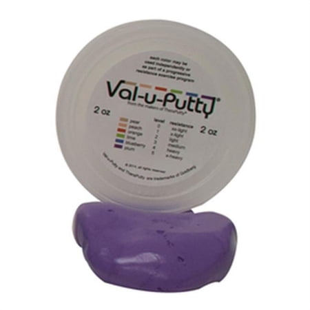 Fabrication Enterprises 10-3905 Val-U Putty Exercise Putty, Plum - 2 oz