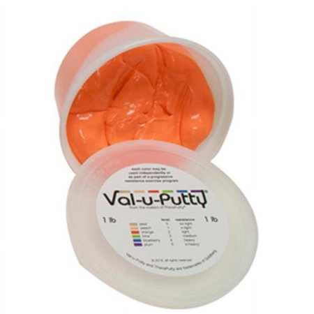 Fabrication Enterprises 10-3942 Val-U-Putty Exercise Putty, Orange - 1 lbs