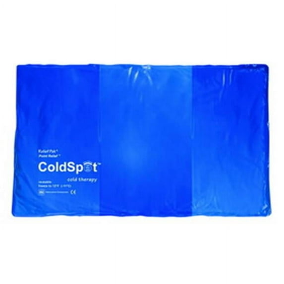 Fabrication Enterprises 11-1002-12 11 x 21 in. Relief Pak Blue-Vinyl Reusable Cold Pack, Oversize - Pack of 12
