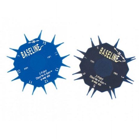 Fabrication Enterprises 12-1492-25 Baseline Discrim-A-Gon 2-Point Discriminator, 2 Disc Set - 25 Each