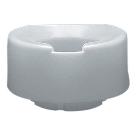 Fabrication Enterprises 2 in. Contoured Elevated Toilet Seat, Standard with Slip-In Bracket