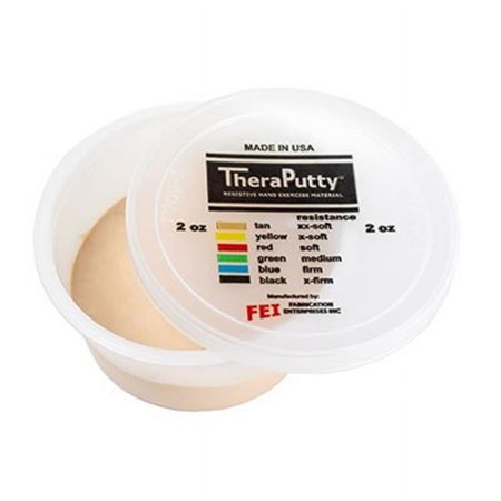 Fabrication Enterprises  2 oz Theraputty Exercise Putty, Tan - 10 Each