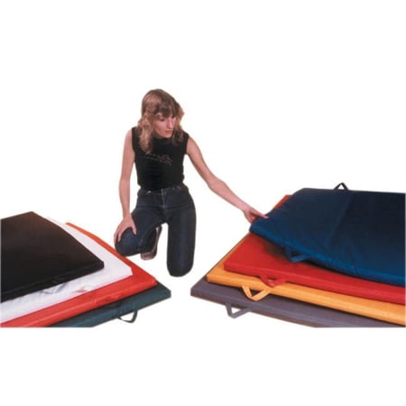 Fabrication Enterprises 5 x 10 ft. Non-Folding Mat with Handles, 2 in. Polyurethane Cover