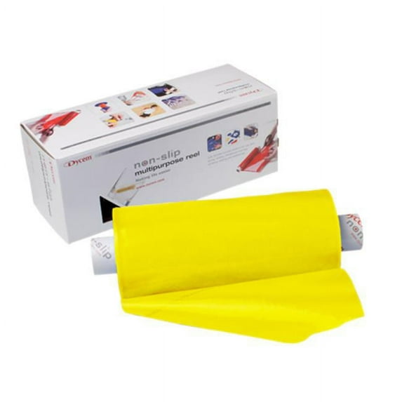 Fabrication Enterprises 50-1518Y 8 in. x 5.5 yards Dycem Non-Slip Material Roll, Yellow