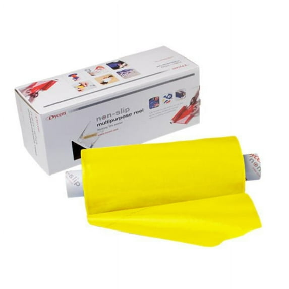 Fabrication Enterprises 50-1519Y 16 in. x 5.5 yards Dycem Non-Slip Material Roll, Yellow