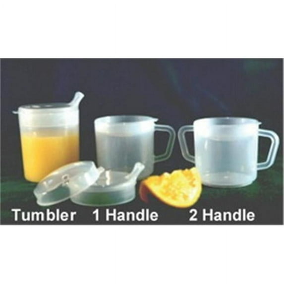 Fabrication Enterprises 60-1010 8 oz Independence Tumbler with 2 Lids