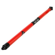 Fabrication Enterprises Anti Roll Cando Exercise Bar, Red, 3 lb
