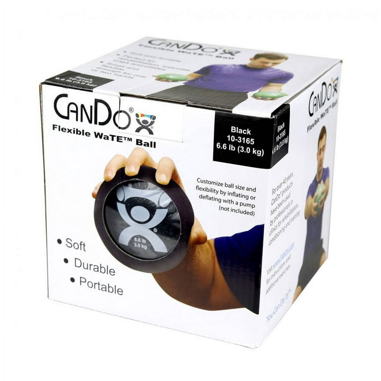 CanDo WaTE Ball - Hand-held Size - Black - 5 CanDo WaTE Ball - Hand-held Size - Black - 5