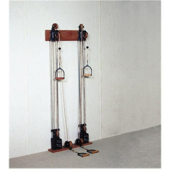 Fabrication Enterprises CanDo Chest Weight Pulley System, Adjustable Handles, Dual Tower, 560 oz