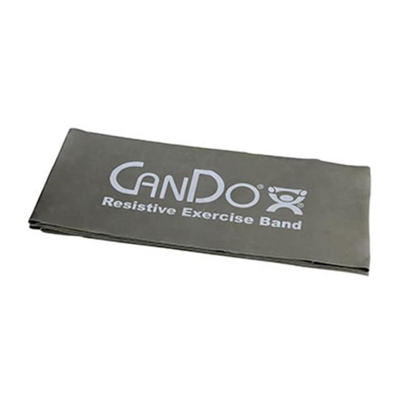 Fabrication Enterprises Cando Exercise Band 5 ft. Singles, Silver
