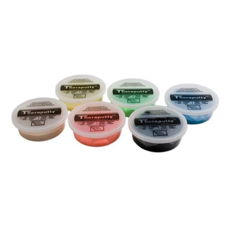 Fabrication Enterprises Cando Theraputty Exercise Material - 6-Piece Set