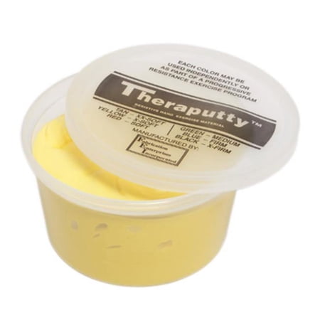 Fabrication Enterprises Cando Theraputty Exercise Material- Yellow - X-Soft