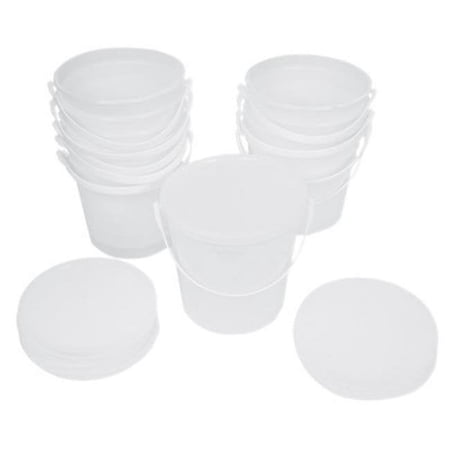Fabrication Enterprises Containers & Lids Only for Putty, 5 lbs - 10 Each