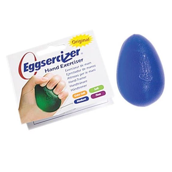 Fabrication Enterprises Eggsercizer Hand Exerciser - Blue- medium