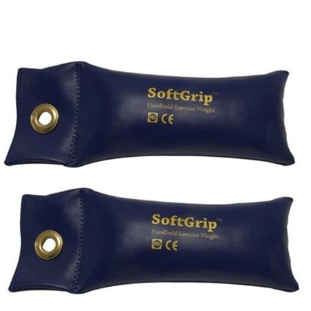 Fabrication Enterprises  Softgrip Flexible Hand Weight, 2.5 lbs - Pair