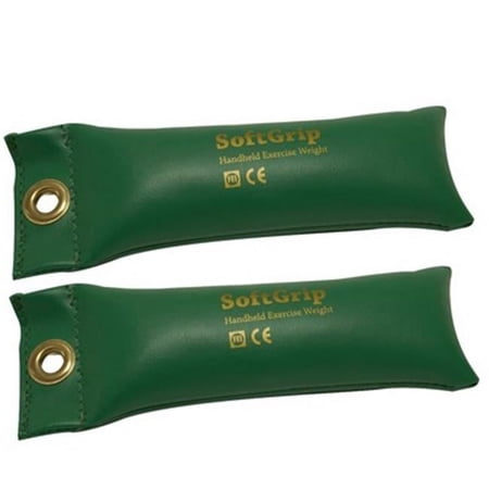 Fabrication Enterprises  Softgrip Flexible Hand Weight, 2 lbs - Pair