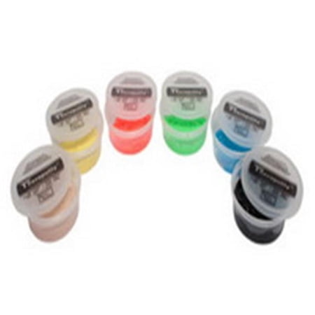 Fabrication Enterprises Theraputty Plus protective Exercise Putty, 4 oz - Set of 6