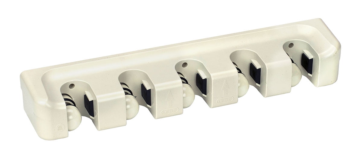 Fabrication Enterprises Wall rack weight bars for exercise, 5 bar vertical