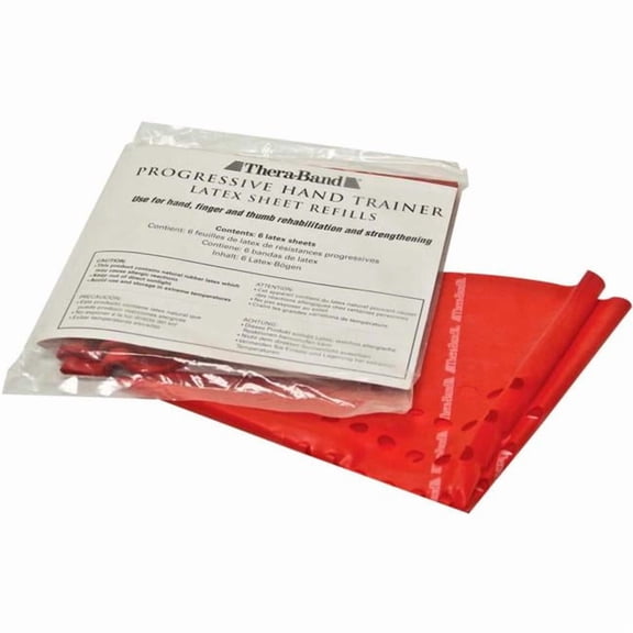 Fabrication B2179044 Thera-Band Progressive Hand Trainer - 6 Sheet Refills - Red - Light