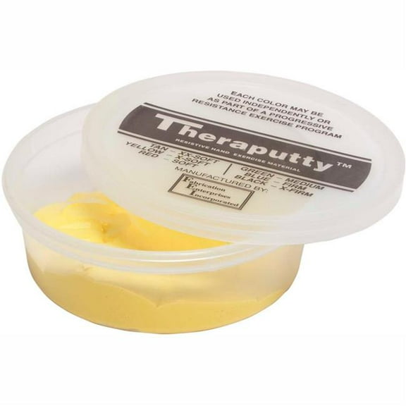 Fabrication B2176937 Thera-Putty Standard Exercise Putty - Yellow - X-Soft - 4 oz