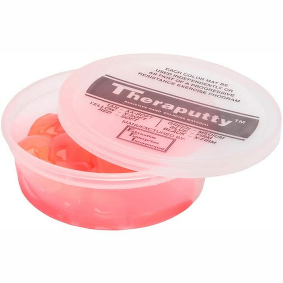 Fabrication B2176931 Thera-Putty Standard Exercise Putty - Red - Soft - 4 oz